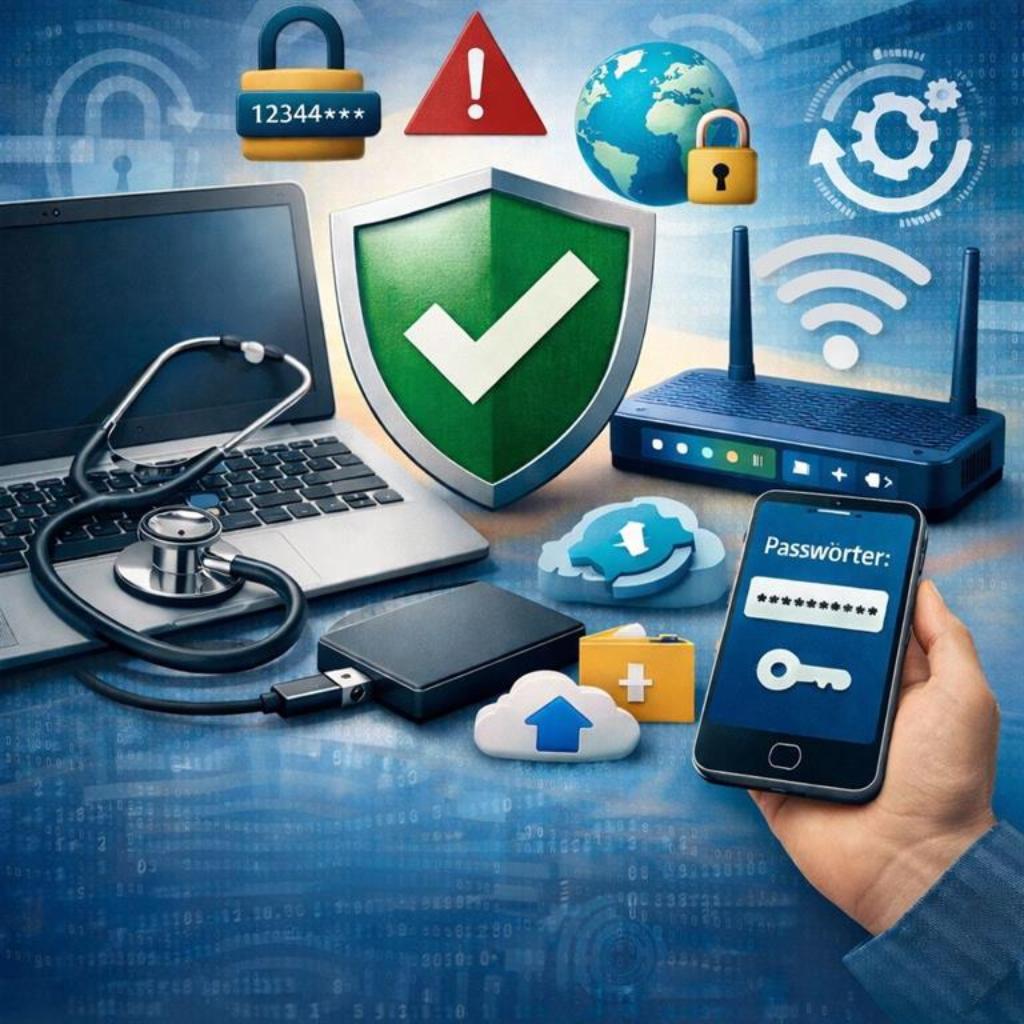 Symbolbild Sicherheit im digitalen Alltag